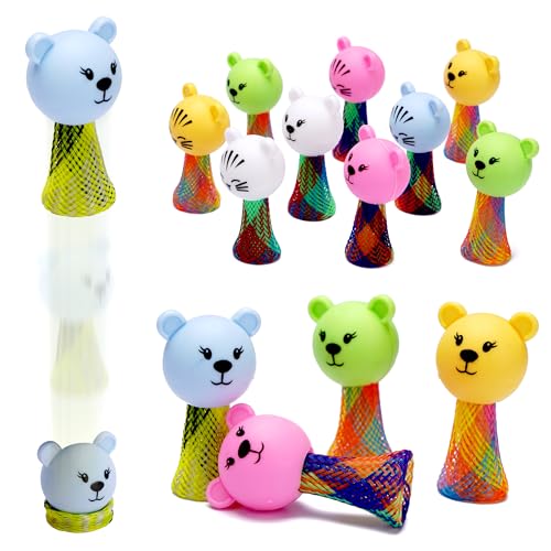 Sepco 50PCS Mini Jumping Popper Spring Launcher Little Pop up Jumper Bouncy Party Favors Kids Bulks Toys for Easter Eggs Fillers Christmas Stocking Stuffers - Image 1