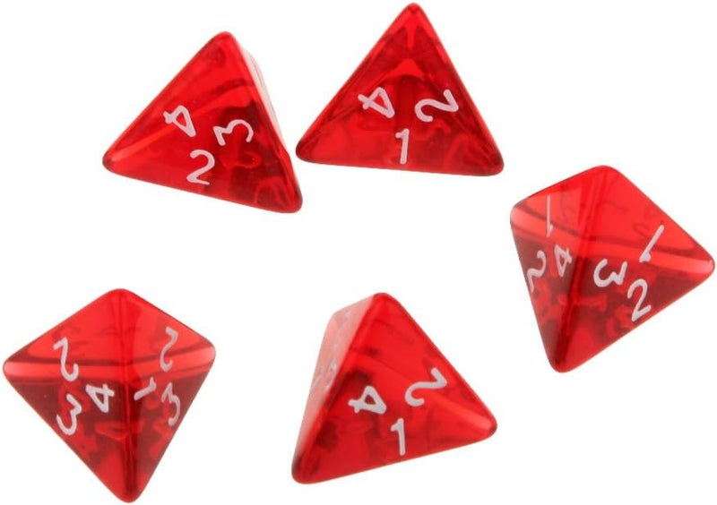 klarako 25 Pieces Polyhedral Dice Set for D&D Dice Acrylic RPG Role Playing Game Dices - Image 2