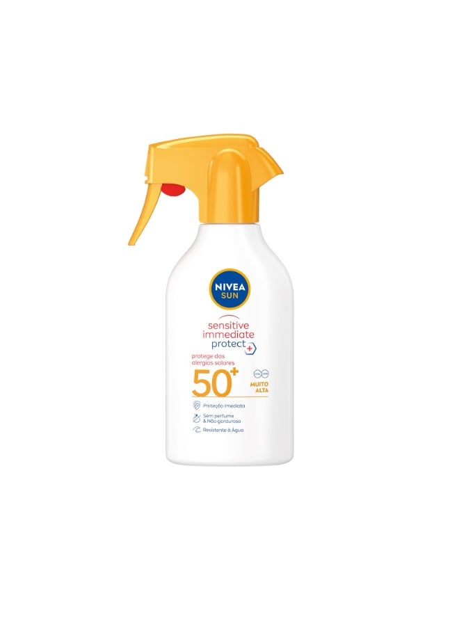 نيفيا بخاخ واقي من الشمس للبشرة الحساسة، حماية فورية بعامل حماية SPF50+، 270 مل