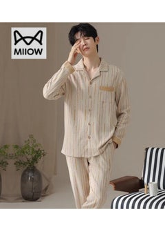 Men's Pure Cotton Casual Long Sleeved Pants Home Suit Can Be Worn Outside - pzsku/Z1900DA96D2FDD7B81A16Z/45/_/1733909089/ff2d8953-319b-458d-8fd1-c77248b54a57