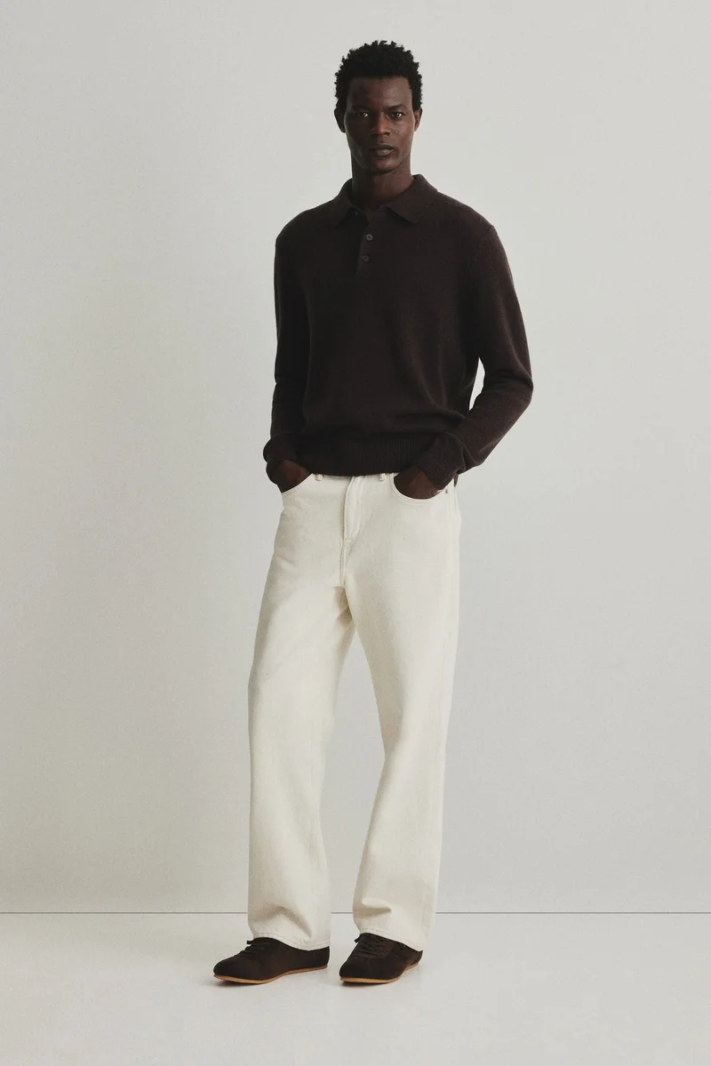 H&M Regular Fit Wool polo shirt