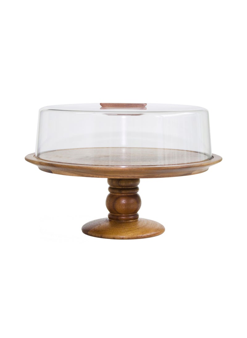 Multifunctional Wooden Cake Stand with Dome - pzsku/Z1901085100E2811A2BDDZ/45/_/1650618475/b721b568-f324-4f68-ae8c-96d5e7b13064