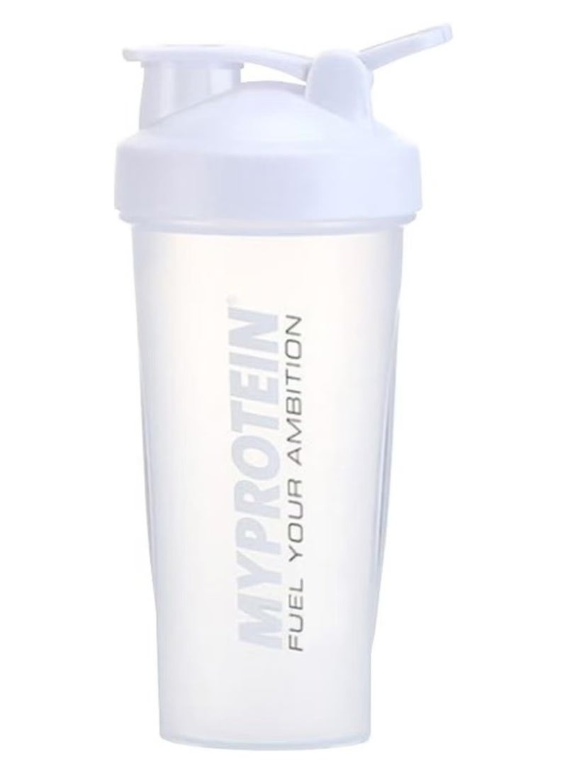 MYPROTEIN Premium Protein Shaker Bottle – Leakproof, BPA-Free Gym Shaker for Protein, Pre-Workout & Smoothies (White) - Image 1