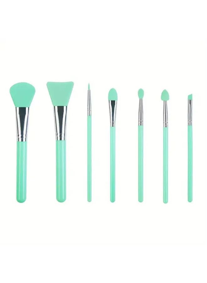 Purple 7pcs Silicone Applicator Set For Epoxy Resin Art And Cream Cosmetics - Image 2