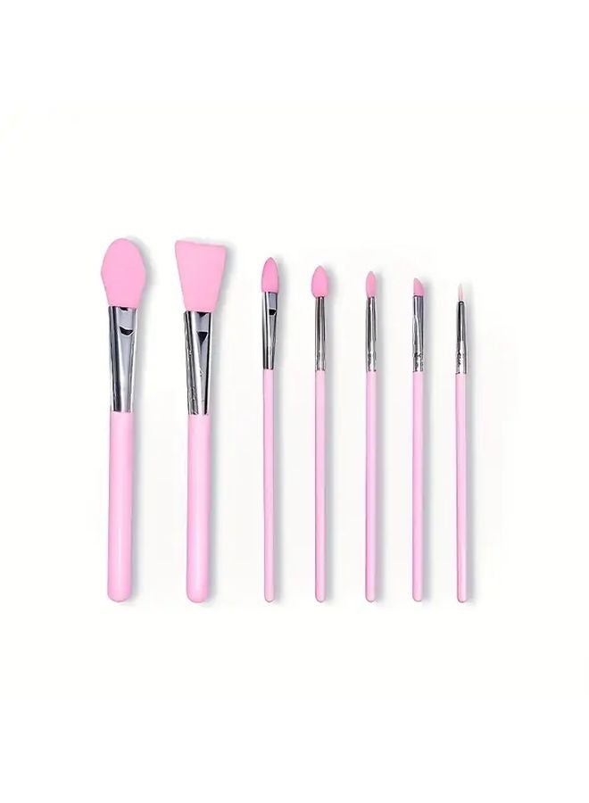 Purple 7pcs Silicone Applicator Set For Epoxy Resin Art And Cream Cosmetics - Image 3