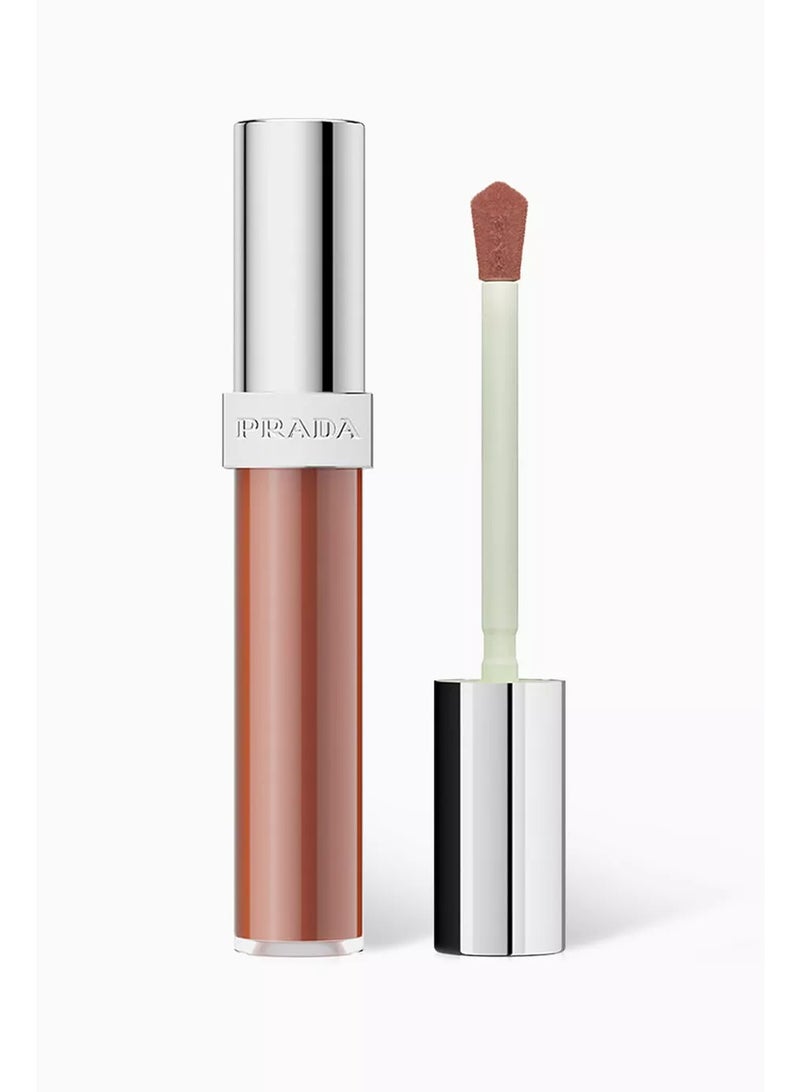 Prada Reflection Glossy Lip Balm B210 Brown Script 8ml | Hydrating Lip Balm - Image 1