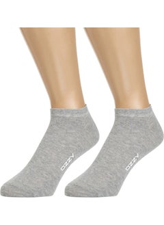 Ozzy Socks 5 Pairs Seamless Cotton Gray Unisex Booties Socks Summer Durable Heel and Toe  - Image 5