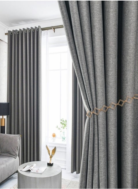 Blackout Curtain 1 piece Dark Grey