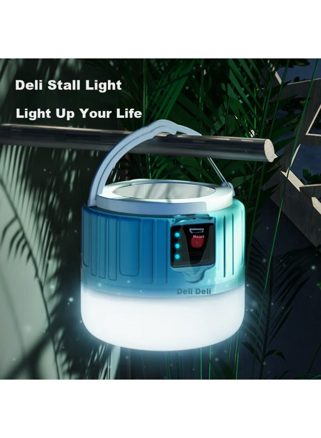 Deli Deli Emergency Light For Home Power Outage, Street Vendor Light, Rechargeable Bulb, Camping Tent Light, Night Market Stall Light Dl551903  - Image 2