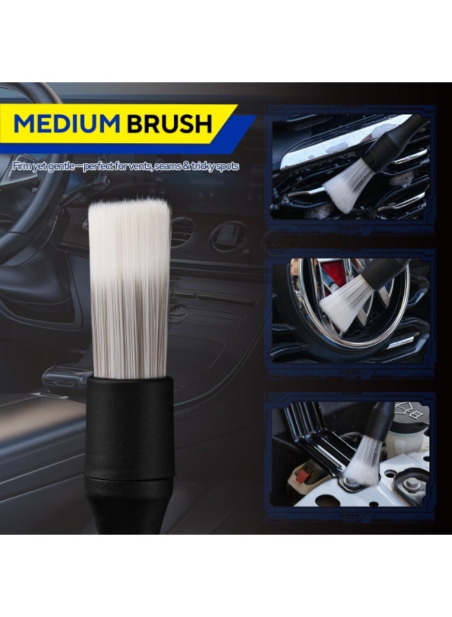 أوشيما 7PCS مجموعة فرشاة تفصيل السيارة ، مجموعة فرشاة تفصيل السيارة الناعمة للغاية ، مجموعة فرشاة تفصيل السيارات للسطوح الأنيقة للسيارات الفرشاة التفصيلية الداخلية لوحة التحكم الهوائية - Image 5