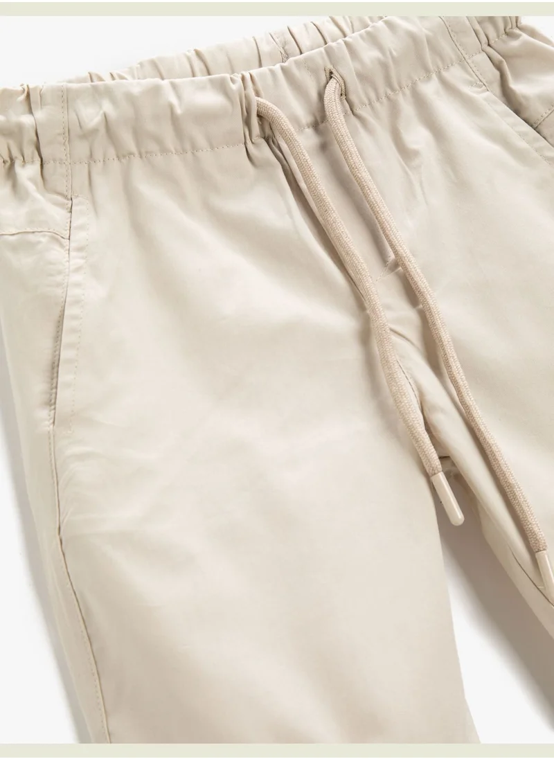 كوتون Basic Shorts Drawstring Cotton