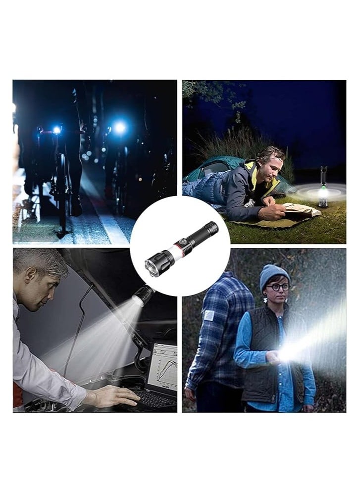 LED Rechargeable Flashlight, Portable Ultra Brightest LED Flash Lights, Magnetic Flashlight with 360°COB Light, Zoomable, Waterproof, 4 Modes Lights for Camping Emergencies Walking Hiking(1pack) - pzsku/Z19016AE86A6DAD34FD85Z/45/_/1718994883/00c37063-4603-4be0-b8ea-3781ae02cf5e