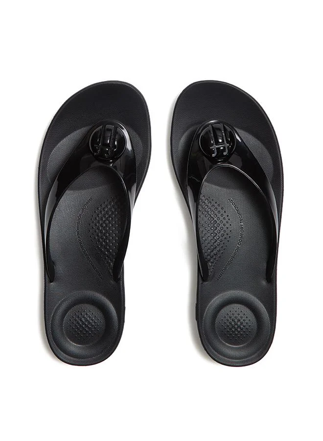 فيت فلوب iQUSHION GLOSSY-BUTTON FLIP-FLOPS