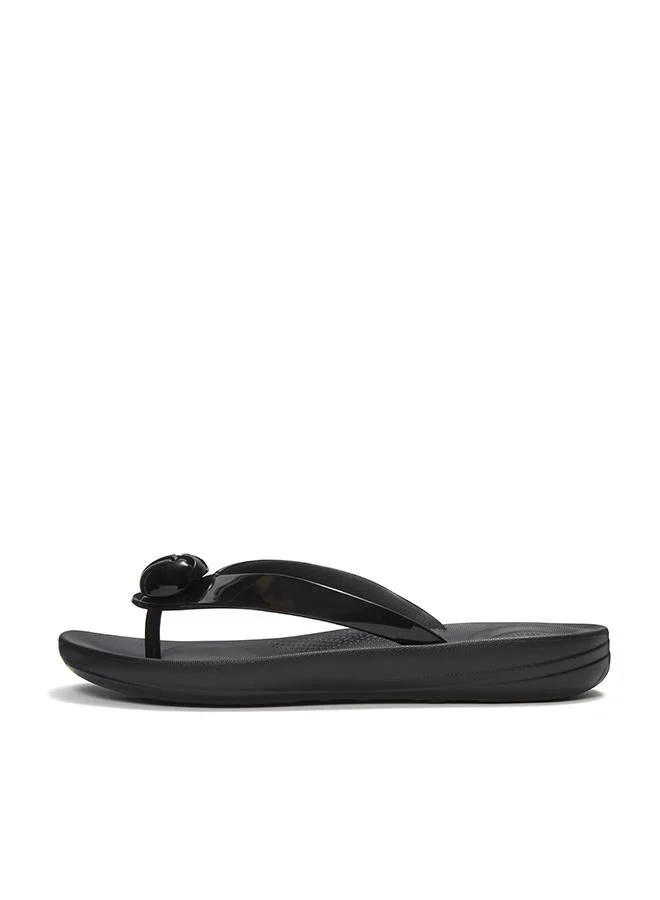 Fitflop iQUSHION GLOSSY-BUTTON FLIP-FLOPS