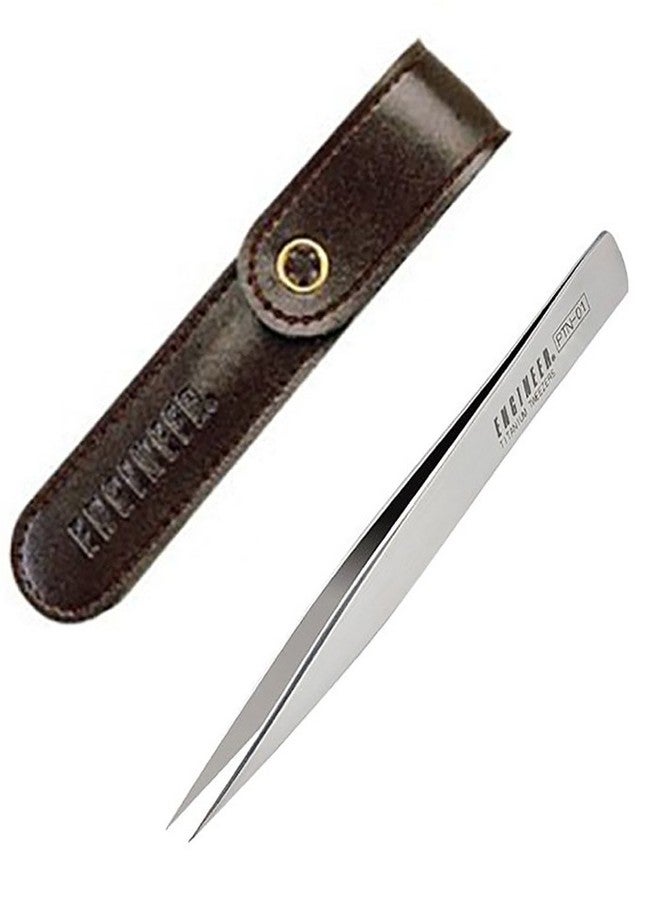 Engineer PTN-01 Titanium Tweezers Precision, Antimagnetic, Rustproof, Lightweight (Made in Japan) - Image 2