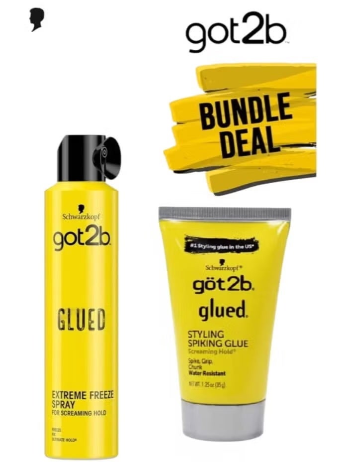 جوت تو بي رذاذ التجميد مع الغراء اللاصق وجل التصفيف - Image 1