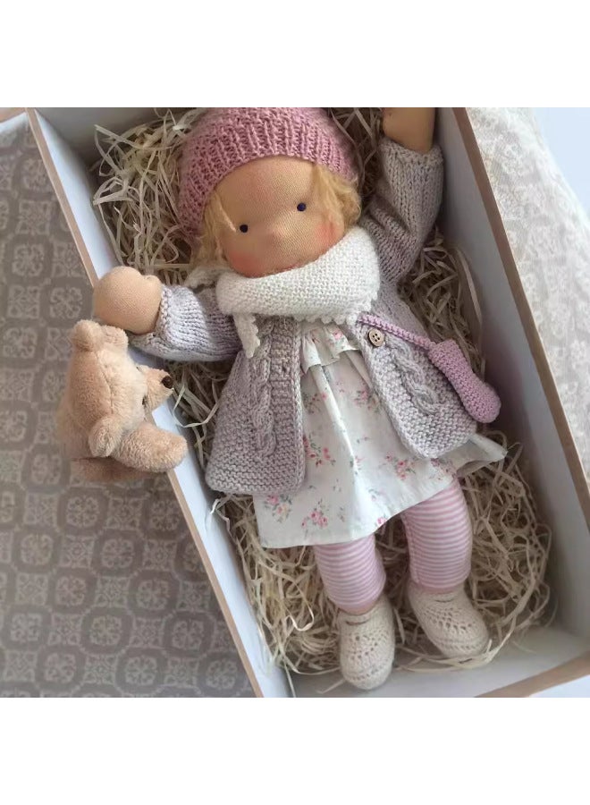 Cotton Ward Doll Artist Handmade Mini Dress Up Doll DIY Ward Ward Doll-Color:41-Height:Single Doll