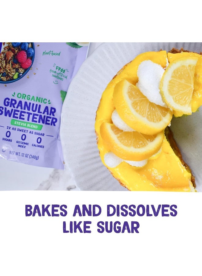Pyure خليط ستيفيا العضوي من بايور | بديل السكر المحبب بدون سعرات حرارية وكربوهيدرات | مناسب للكيتو، والسكري، والنباتيين | بديل طعمه سكري | عضوي من وزارة الزراعة الأمريكية وغير معدل وراثيًا | جيد للخبز | 2.5 رطل (40 أونصة) - Image 5