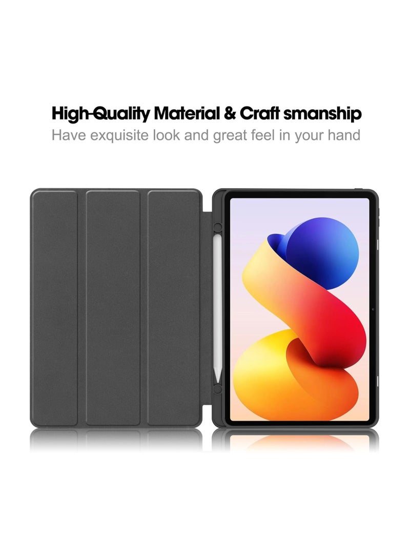 Protective Case Compatible with Xiaomi Redmi Pad 2 Pro 12.1-inch 2025 Tablet, Tri-fold PU Leather Cover with Auto Wake/Sleep Function - Image 3