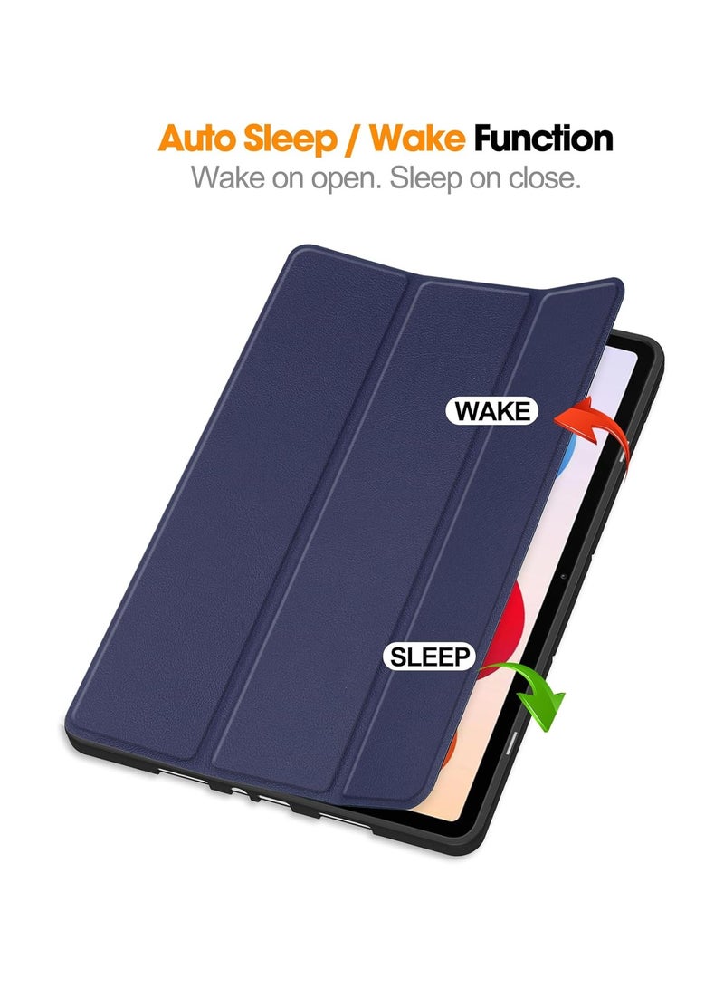 Protective Case Compatible with Xiaomi Redmi Pad 2 Pro 12.1-inch 2025 Tablet, Tri-fold PU Leather Cover with Auto Wake/Sleep Function - Image 2