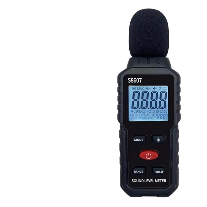 مقياس مستوى الصوت الرقمي، جهاز اختبار الضوضاء بالديسيبل 30-130 ديسيبل، محلل صوت احترافي - Image 1