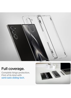 Spigen Ultra Hybrid Pro Samsung Galaxy Z Fold 6 Case Cover (2024) with [Hinge Protection] - Crystal Clear  - Image 4