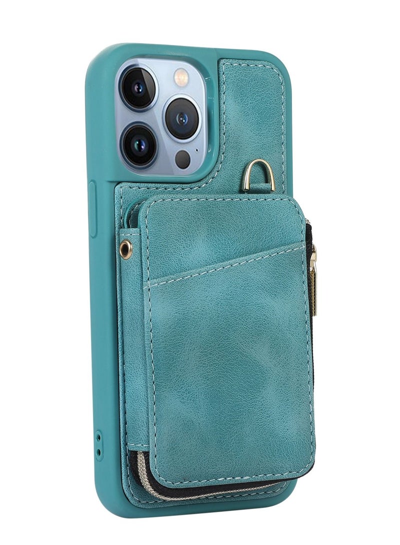 Suteni Back Cover Leather Card Slots Phone Case for iPhone - Image 1