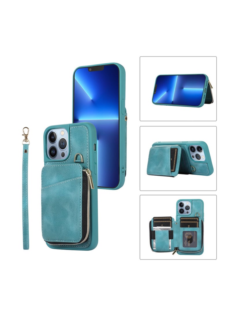 Suteni Back Cover Leather Card Slots Phone Case for iPhone - Image 2