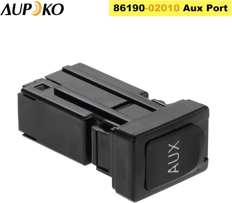 Aupoko 8619002010 Aux Port Auxiliary Stereo Adapter Replacement for Toyota Avalon Corolla Highlander RAV4 Sequoia Sienna Tacoma Tundra - Image 2