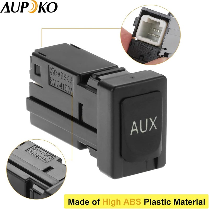 Aupoko 8619002010 Aux Port Auxiliary Stereo Adapter Replacement for Toyota Avalon Corolla Highlander RAV4 Sequoia Sienna Tacoma Tundra - Image 5