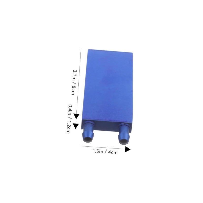 Aluminum Low Profile CPU Water Cooling Block Heat Sink Radiator For PC Cooling System - Image 3