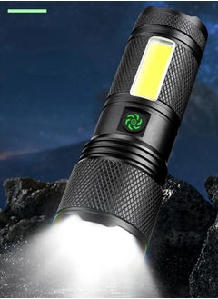BEILINGDUN Flashlight for Camping | 9 Modes High Lumens Waterproof and Shockproof Torch Light | 1500 Meters Zoomable 30W LED Camping Accessory | 5000mAh Rechargeable Battery for Up to 10-Hour Usage | Magnetic Base with COB Side Light for Multiple Use Cases  - Image 1