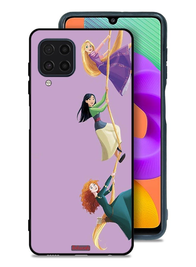 Tolwak Samsung Galaxy M32 4G Protective Case Cover Girls Climbing Art - Image 1