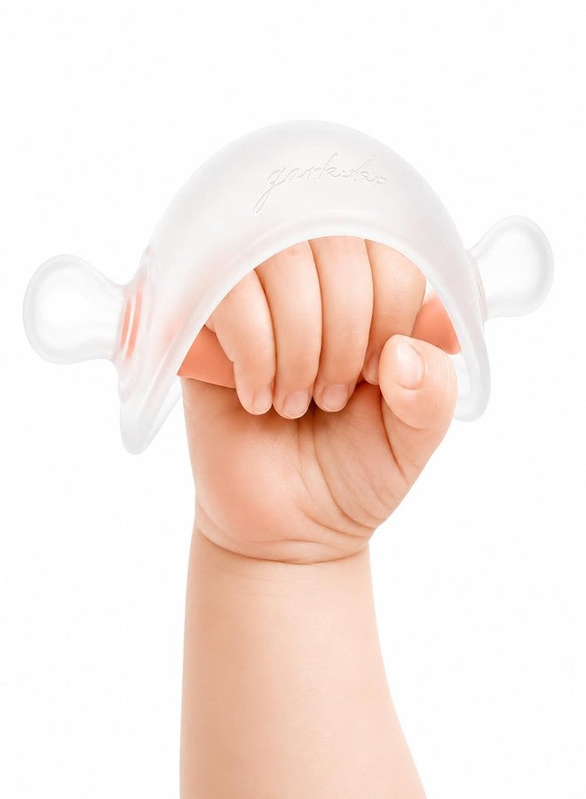 Garkoko Baby Teething Toys for 3-6 Months, No-Drop Silicone Teether for Breastfed Babies, Easy-Grip Infant Chew Toy for Teething Relief, BPA-Free Newborn Essentials - Image 1