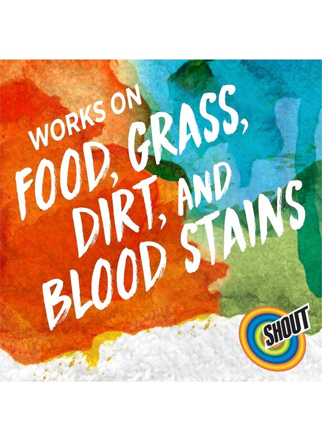 Shout Shout Active Enzyme Laundry Stain Remover Spray, Triple-Acting Formula Clings, Penetrates, and Lifts 100+ Types of Everyday Stains - Prewash Spray 22oz  - Image 4
