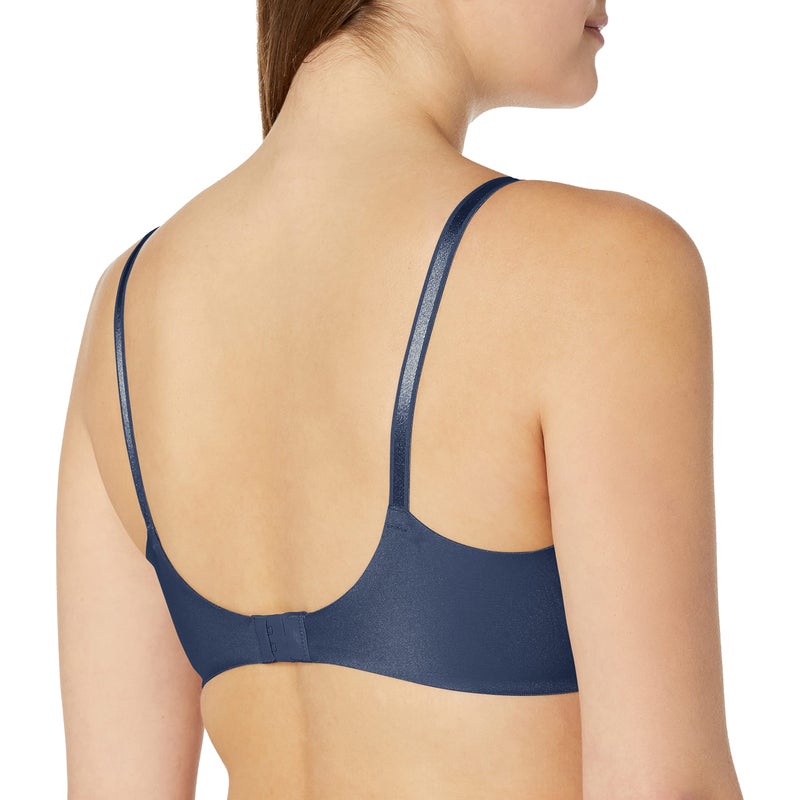 Warner's Women's Plus-Size Simply Perfect Underarm Smoothing Underwire Bra Bra, Button Blue, 36DD - Image 2