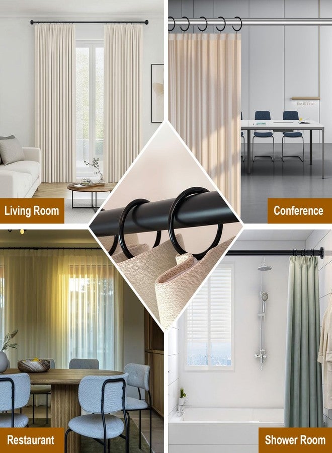 TNsughang 30 Pack Metal Curtain Rings for Drapes and 30 Pack Metal Curtain Hooks Curtain Rings with Hooks Ring Hooks for Curtains Drapery Rings with Hooks for Window Door Shower (Bronze, 1.18inch) - Image 5
