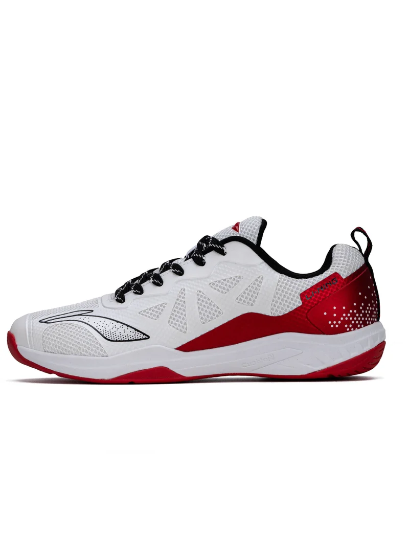لي-نينج Li-Ning Aero Fly Non Marking Badminton Shoes (White/Red/Black ; EUR 43)