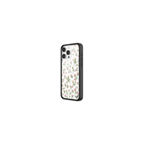 Wildflower Cases Compatible with iPhone 15 Pro Max Protective Black Bumper 65ft Drop Test Certified Women Owned Small Business Pink White Floral Trendy Cute Pink Posie Rosie - Image 3