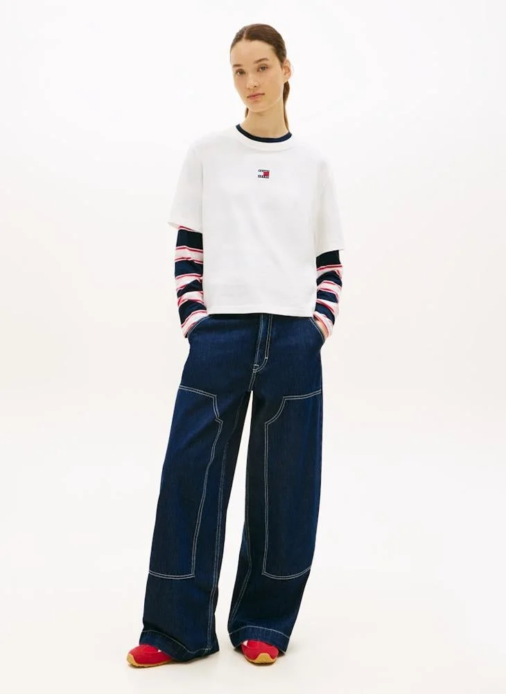 TOMMY JEANS Logo Crew Neck T-Shirt