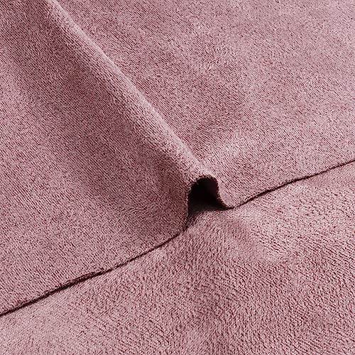 4Bang Upholstery Suede Fabric Soft & Smooth Suede Cloth Double-Sided Suede Material Furniture and Car Upholstery for Sofa,Chairs,Pillows,Vehicle Door Panel, Roof (48inchx60inch, Dark Pink) - Image 1