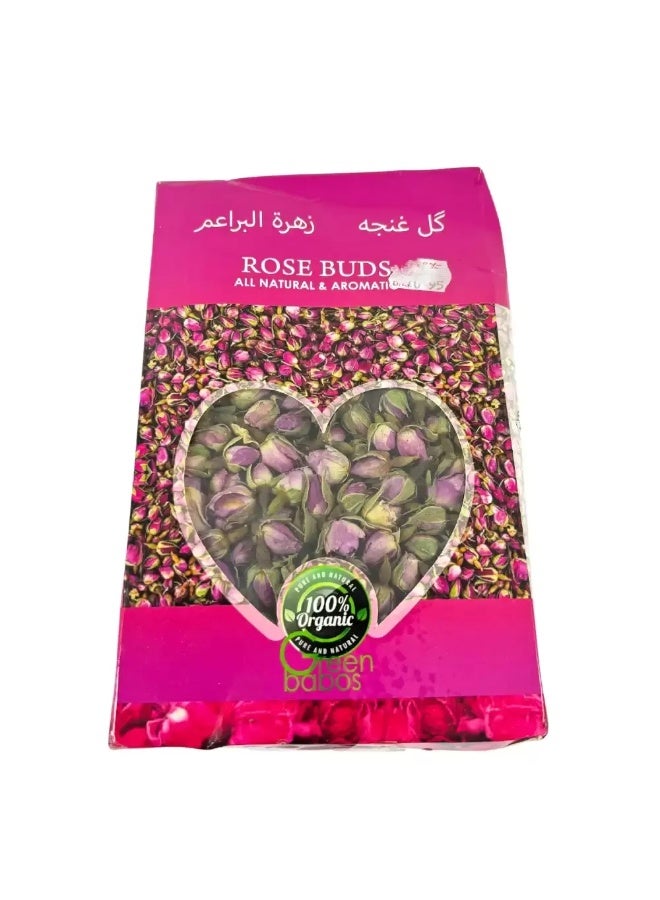 Green Babos Pure And Natural Rose Buds- 200gms - Image 1