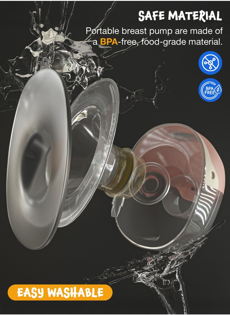 BAYBEE - Portable Hands Free Automatic Single Wearable Electric Pump For Mothers With 3 Modes And 15 Suction Levels, LED Display, Massage Mode - Image 1