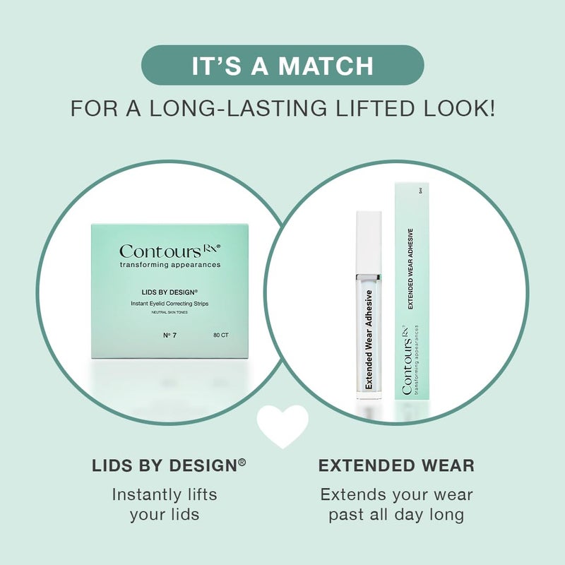 Contours Rx Extended Wear Adhesive for LIDS BY DESIGN Eye Strips, Eyelash Extensions, Fake Eyelashes - Image 4