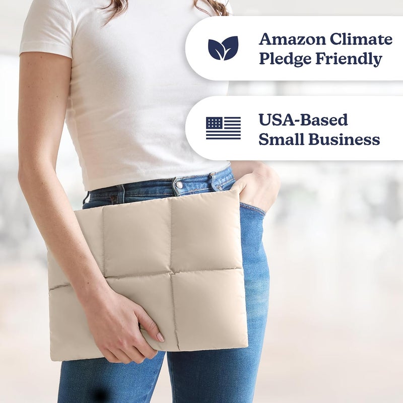Vandel Puffy Laptop Sleeve Case, 13-14 inch Laptop Sleeve Bag, Waterproof Fabric Laptop Case 13.3 Inch, Compatible with MacBook Air/Pro 13 / Pro 14 - Image 3