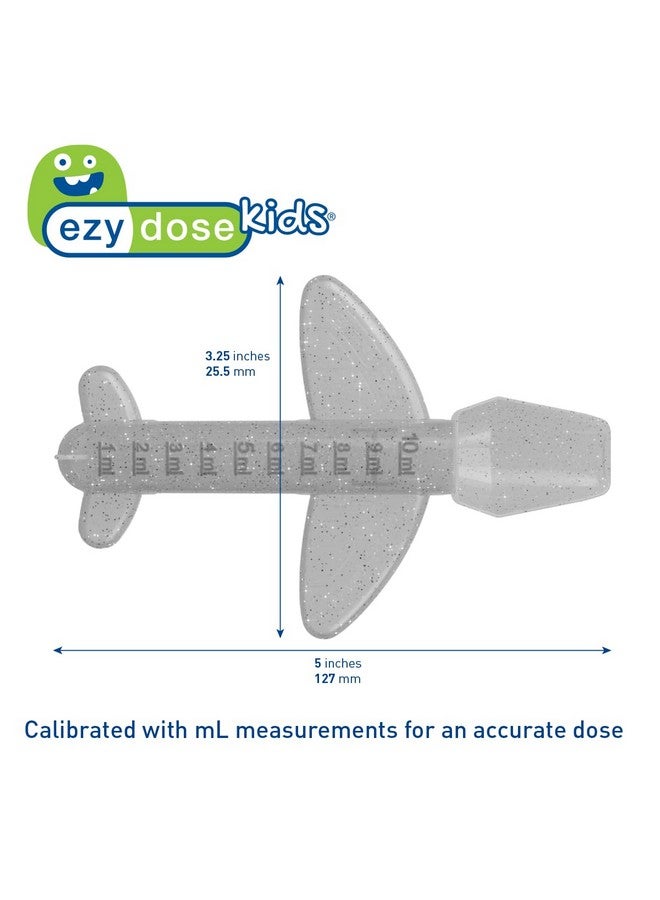 EZY DOSE Kids Medi-Plane Spoon, 10mL, Precise and Accurate Medicine Dosing Spoon for Liquid Medications, BPA-Free, Pediatric Measuring Tool, Travel-Friendly, Ideal for Syrups, Vitamins, Supplements - Image 2