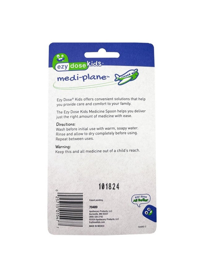 EZY DOSE Kids Medi-Plane Spoon, 10mL, Precise and Accurate Medicine Dosing Spoon for Liquid Medications, BPA-Free, Pediatric Measuring Tool, Travel-Friendly, Ideal for Syrups, Vitamins, Supplements - Image 4