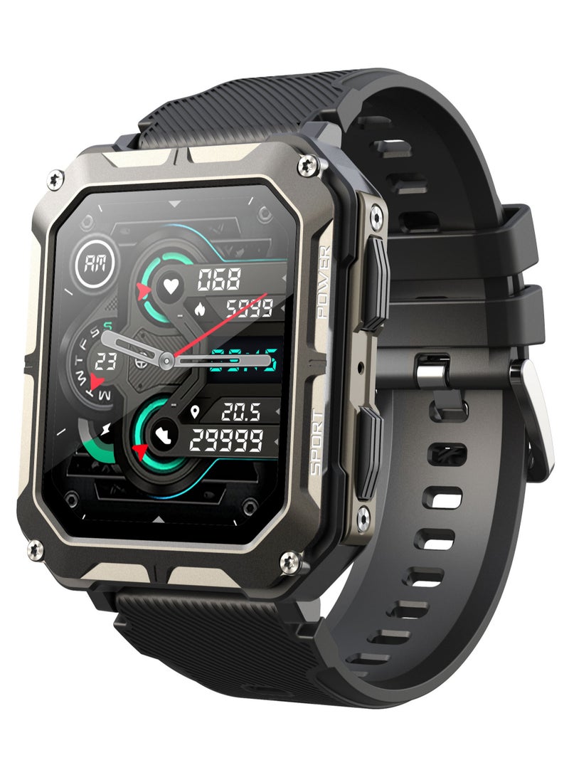 RollsTimi  - Smart Watch for Men Military Sports Smartwatch with Bluetooth Call IP68 1.83 inch Fitness Tracker - Image 1