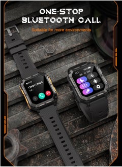 RollsTimi  Smart Watch for Men Military Sports Smartwatch with Bluetooth Call IP68 1.83 inch Fitness Tracker  - Image 2