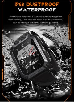 RollsTimi  Smart Watch for Men Military Sports Smartwatch with Bluetooth Call IP68 1.83 inch Fitness Tracker  - Image 4